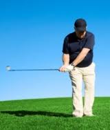 basic golf position